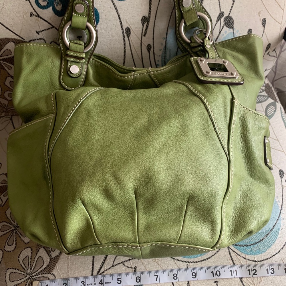 Green Leather Shoulder Bag